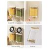 Plastic Sealed Rice Dispenser Wall Mounted Rice Dispenser Tank  Kitchen Accessories