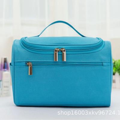 Tragbare Minimalistische Kulturtasche mit Haken - Wasserdichtes Oxford-Gewebe