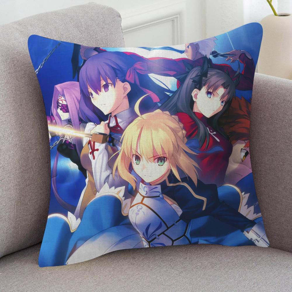 GAME Fatestay Night Pillowcase Toon Gift Cushion Cover Bedroom Home Sofa Chair Seat Decor Pillow Case