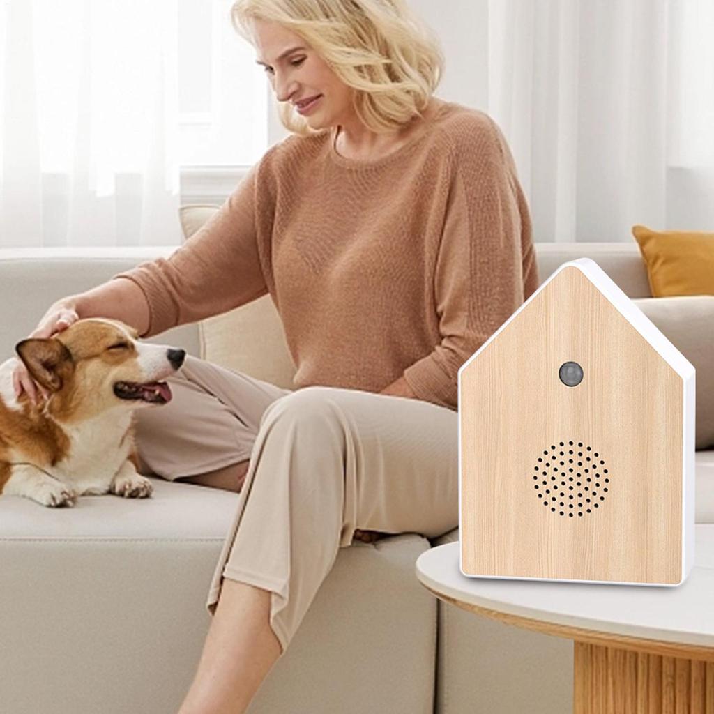 Bird Chirping Sound Box Motion-activated Singing Birds Nature Voice Sleep Aid for Recreation Area Meditation Guest Room Bathroom