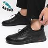 Business dress two-layer cowhide men's shoes, genuine leather men's inner height-increasing leather shoes, spring and summer shoes