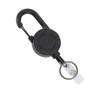 Retractable Keychain Stainless Steel Wire and ABS Magnetic Good Load Bearing 1mm Thick Multitool Buckle Badge Holder
