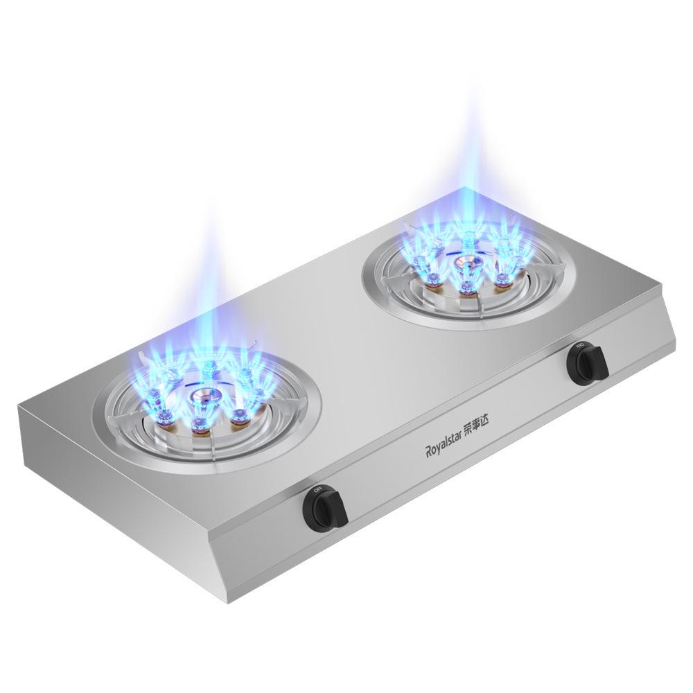 Royalstar Double Burner Tabletop Gas Stove for Natural and Liquefied Gas