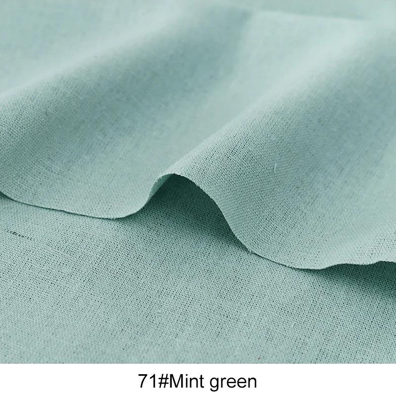 135x50/200cm Soft Faux Cotton Linen Fabric For Decorative Cloth Curtain  Clothing Tablecloth Handmade DIY Sewing Fabric W300022