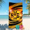Beach Towel with Borussia Dortmund Pattern - Soft,absorbent,machine Washable Lightweight&Modern,swimming,Travel Essentials