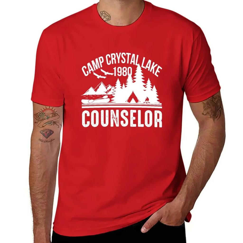 Camp Crystal Lake 1980 Counselor T-Shirt summer tops summer clothes mens tall t shirts