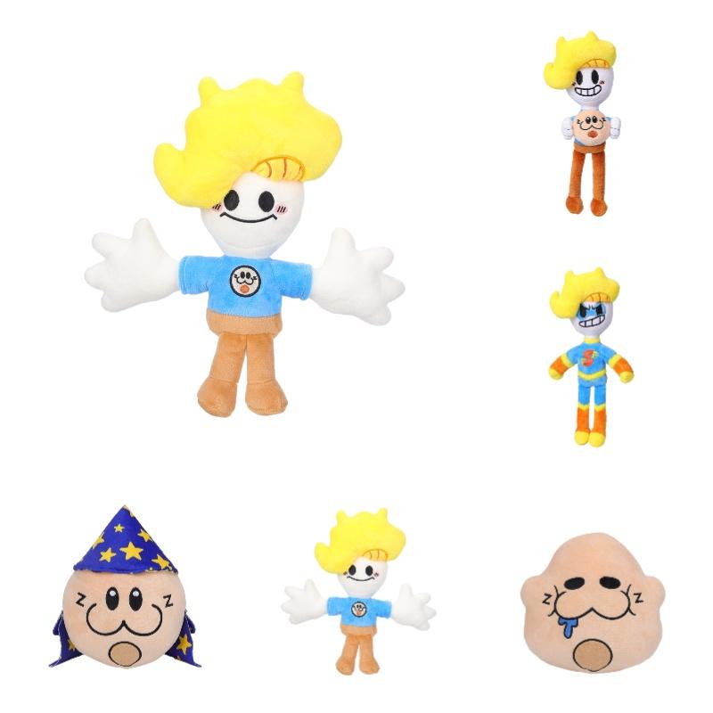 Bryson And Ham Plushie Super Boy With Yellow Hair Customizable Short Plush Toy