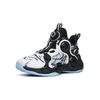 Anta Asymmetrical Comfortable Versatile Durable Breathable Low-Top Basketball Shoes Kids Sneaker White Black 312221102-3