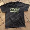 DVD Video Nostalgic Green Logo, Vintage Gaming T-Shirt, 2000s Aesthetic, Retro
