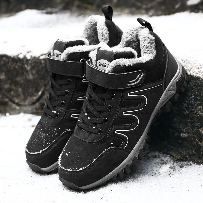 Модные зимние ботинки Мужские на шнуровке Повседневные мужские ботинки Мужская зимняя — фото 5