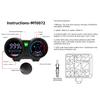 ADQ Universal Digital Motorcycle Speedometer Tachometer 15000 RPM Auto LCD Digital Odometer Bike Gauge Moto Dashboard Meter