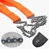 11-33 Teeth Survival Chain Saw With Pouch Pocket Manual Saw Multi Function Saw  Emergency Tool