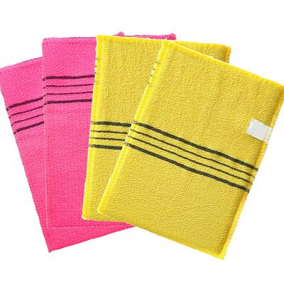 Exfoliating Bath Towel Bath Towel Polyester Cotton Knitting Three-dimensional