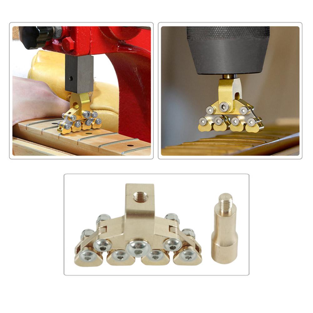 Guitar Fractal Fret Press Tool Guitar Fractal Pusher Luthier Repair Tool for Various Radius Fret Board Curvatures Acoustic L0V6