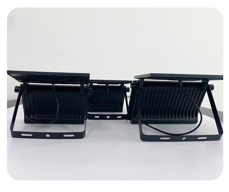 Foldable Solar LED Floodlight with Remote, Motion Sensor, and Outdoor Wall Mount for Garden Lighting
