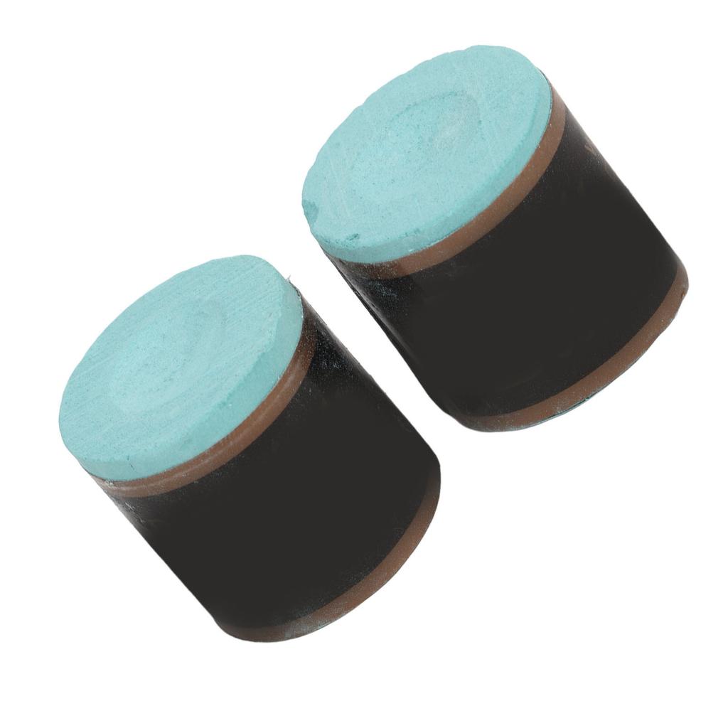 2pcs Pool Cue Billiard Chalk Billiard Cue Chalk Billiard Accessories Cylinder Strong Adhesion Light