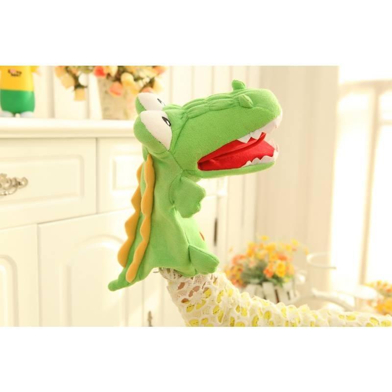 Cute Rainbow Alpaca Dinosaur Lion Cat Plush Toy Puppet For Kids Storytelling 20cm