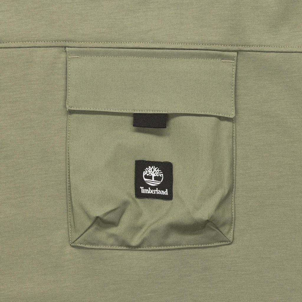 Timberland Round Neck Loose Fit Pullover Comfortable Casual Short Sleeve Drop Shoulder T-Shirt Unisex T-Shirt Green A5UMU-590