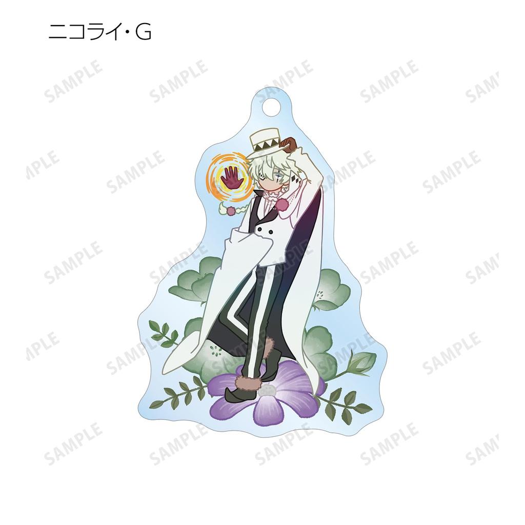 [Official] Bungo Stray Dogs Trading Botania Acrylic Keychain (Unit/Box) [Complete Box/9 Packs] Colleize Official Merchandise Official License