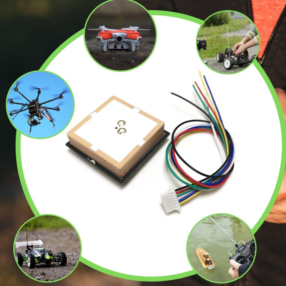 GN-806G UART TTL GPS GALILEO GLONASS Dual Mode GNSS Module Receive , Built-in FLASH,NMEA0183 TOPGNSS