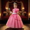 Kinder Prinsessenjurk Kostuum Lichtgewicht Polyester Jurk Podiumoptreden En Dagelijkse Kleding Outfit voor Halloween Cosplay Verjaardagsfeest