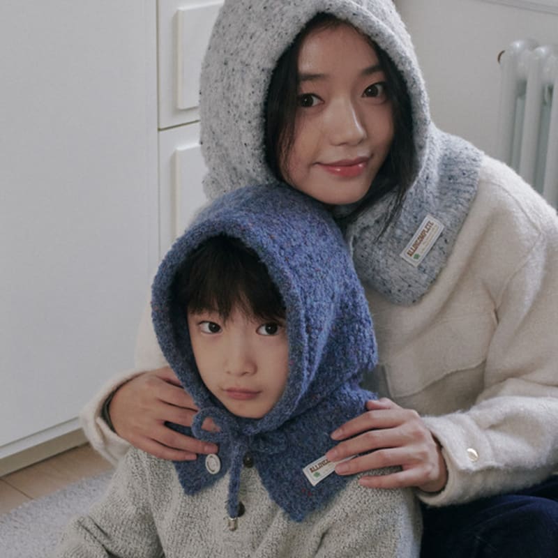 ALLINCOMPLETE Set Balaclavă Boucle Presărată pentru Familie (5 culori)