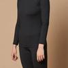 L Affair soLid reLaxwear Top And Bottom Set bLack Lwrfk493 Bk