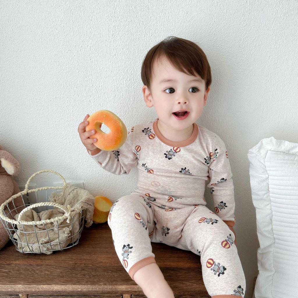 25 New Autumn/Winter Baby High Waist Cotton Underwear Set - Protect Belly Slim Fit Homewear Pants