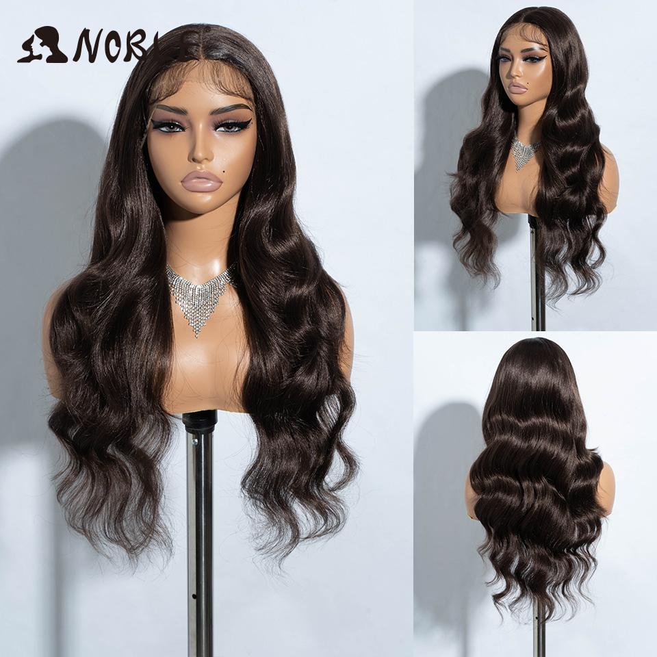 Noble Synthetic Lace Front Wig 28“ Highlight Honey Brown Body Wave Wig Cosplay Wigs For Women Wig Lace Front Wig Synthetic