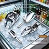 Stainless Steel Ice Scoops Food Grade Material Thickened Handle Ice Cube Scoop For Home Bar Restaurant Daily Use