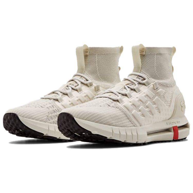Under Armour HOVR Phantom Boot Lightweight Rebound Comfortable Fabric High-Top Casual Running Shoes Unisex sneaker White 3022474-100