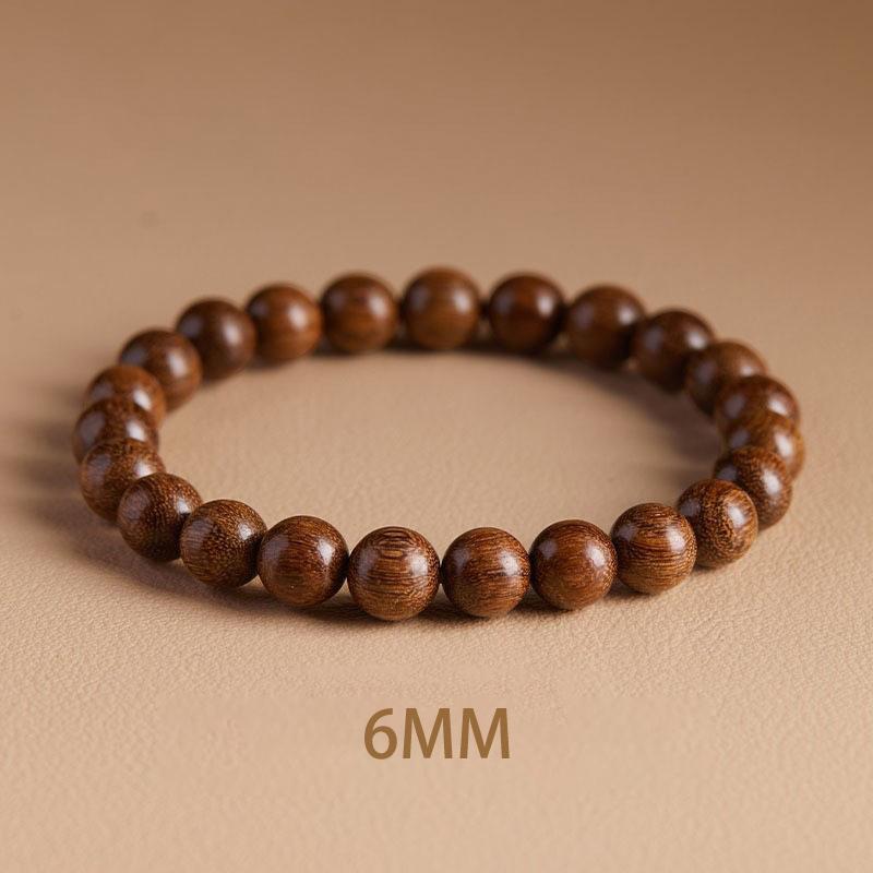Браслет из золотого шелка и сандала для мужчин, натуральные бусины из сандала, Вэньвань, браслет из древесины нанму, медитация, молитвенные бусы для мужчин, подарок 6mm
