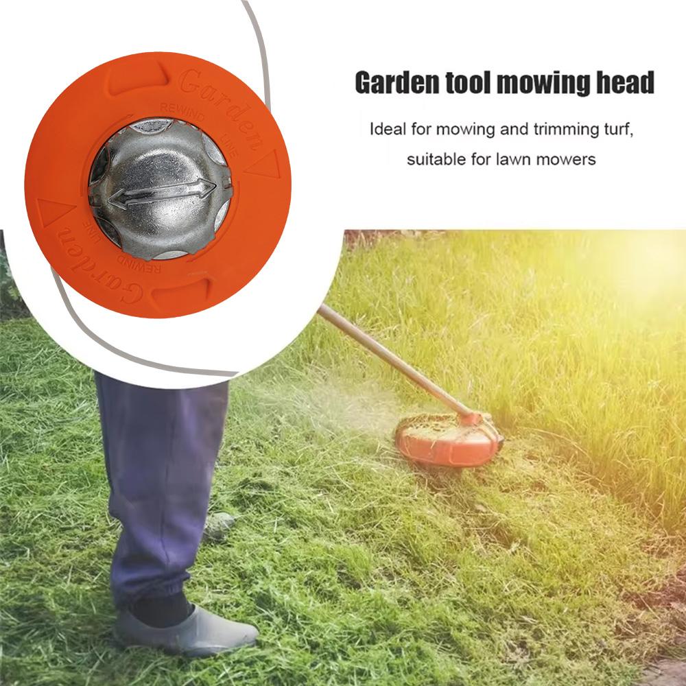 M10 Aluminum Head Nylon Grass Trimmer Head 2 Lijnen Brush Cutter Grass Universele Bump Feed Line Strimme Garden Tools