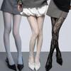 Y2K Millennium Hot Girl Vintage Floral Lace Pantyhose Sexy Hollow Out Mesh Stockings Slim Fit Sheer Tights for Women Girls