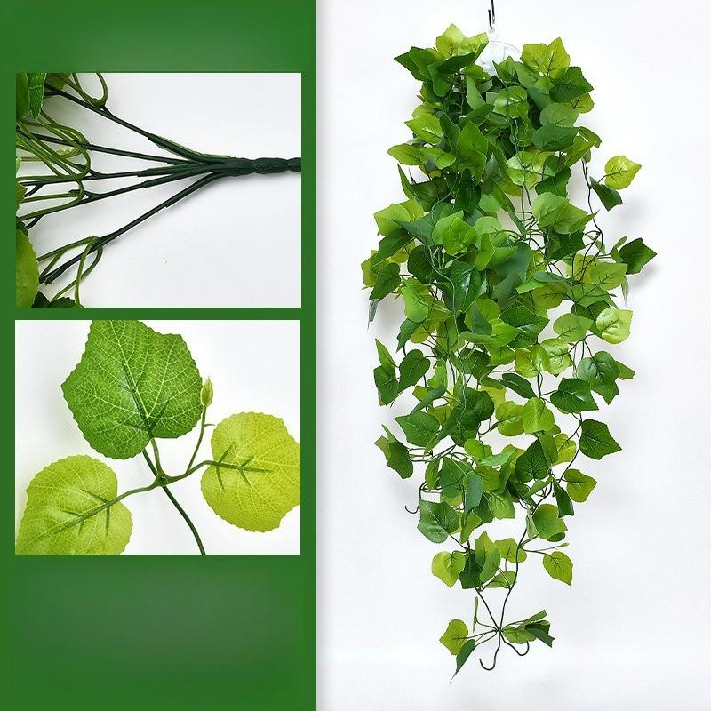 1PC Wand Hängen Pflanzen Künstliche Pflanzen Hängen Pflanzen Zweig Garten Hochzeit Decor