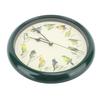 10 Inch Wall Clock Multipurpose Cuckoo Round Silent Punctual Bird Calls Christmas Music Indoor Wall Clocks for Living Room