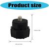 1/4" Screw Thread to 17mm Ball Head Brackets Connector Adapter Universal for Tripod Monitor, Tablet, Phone