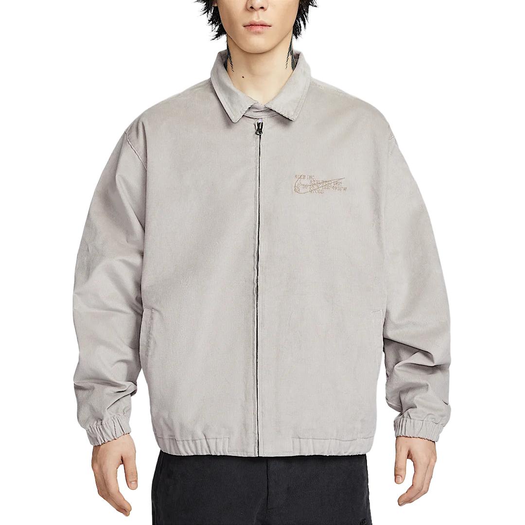 

New Nike AS M HARRINGTON JKT CORD OP Jackets Coats Men s Light Gray HV4774-009 M