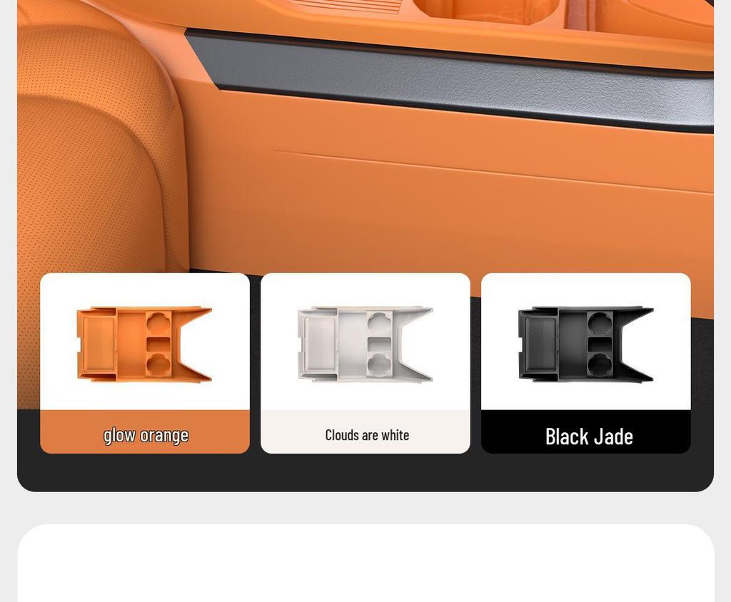 Multifunktionale Aufbewahrungsbox für 25 Modelle: High Mountain 7/8/9 Mittelkonsole Silikon-Zubehör