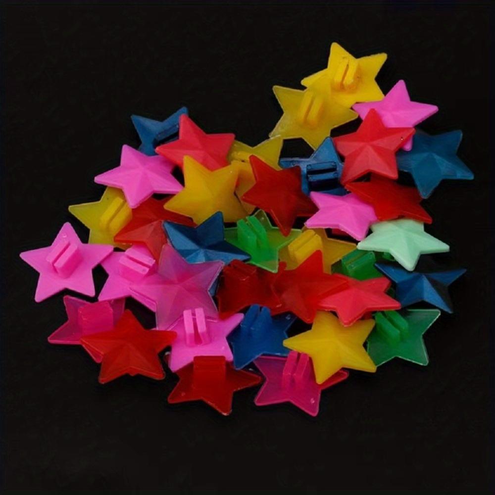 

1 Pack Colorful Safety Kids Clip Bicycle Round Multi-Color Love Heart Stars Wheel Bike Accessories Decoration Bead Spoke Beads звезда