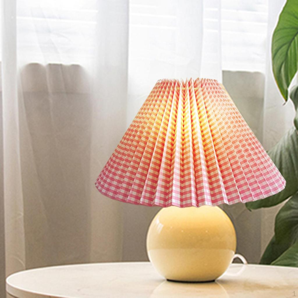 Buy Desk Lamp Shade Dust Proof Fashion Creative Pleated Lampshade for