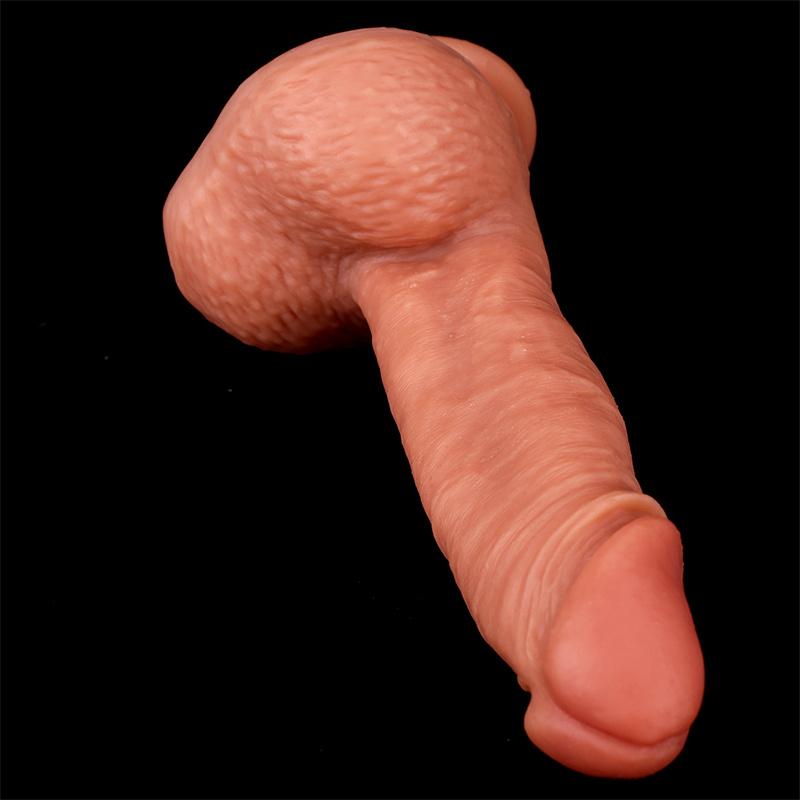 Large and Small Egg Liquid Silicone Double Hardness Imitation Penis Feels Good and Looks Good for Adults