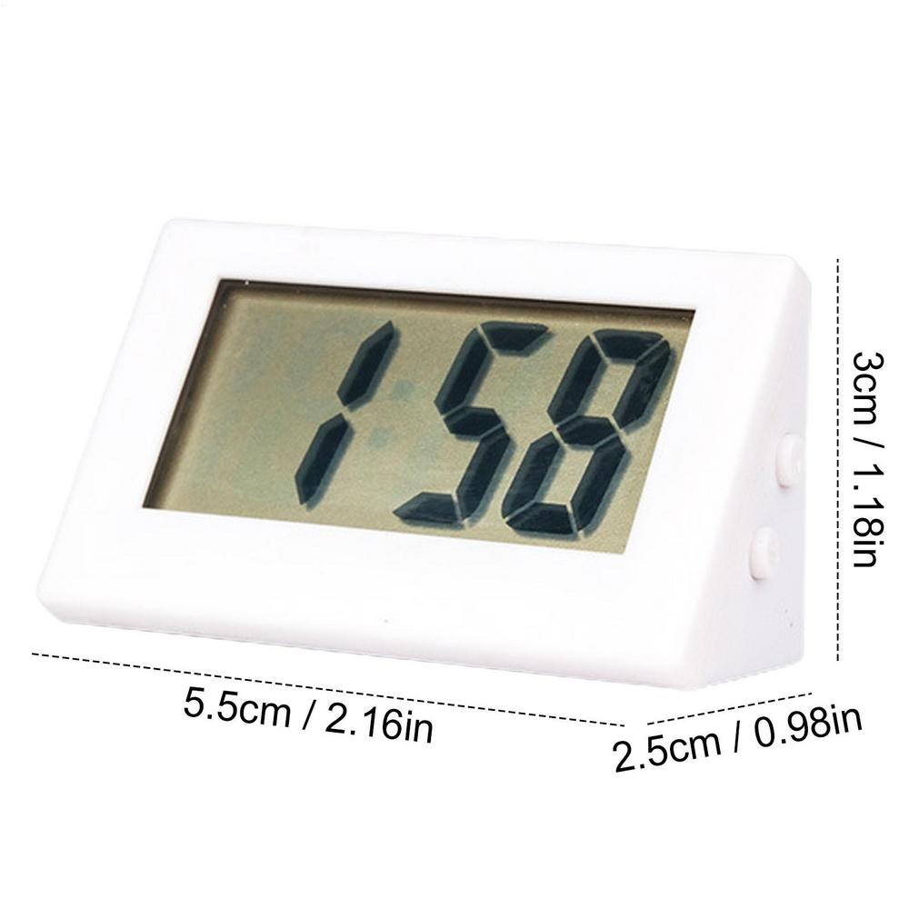 Battery Digital Clock Small Electric Alarm Desk Clock LED Display Small Electric Clocks for Kitchen Classroom Bedroom Battery