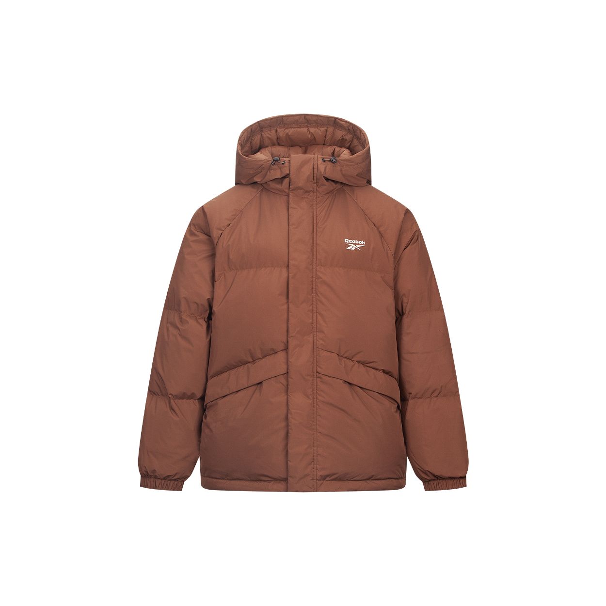 Reebok Unisex 24 Collection Hooded Down Jacket Brown 24FRM207UGBR M
