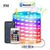 RGBIC USB 5V LED Sting Light Bluetooth Music APP WS2812 Programmable DIY Fairy Lights Birthday Party Garland Christmas Decor