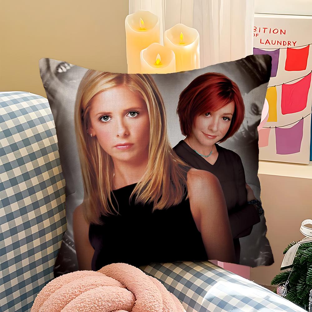 Buffy The Vampire Slayer Pillow Anime Pillow Sofa Bed Head Pillow Cover Cushion Cover 45X45 Cm Fashion