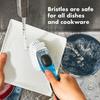 OXO One-Push Dish Brush, Non-Scratch, Detergent-Holding Brush for Dishes, Pots, and Pans, 12361700