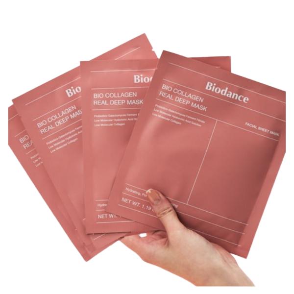 Biodance Bio Collagen Real Deep Mask Firming Hydrating Sheet Mask 34g x4