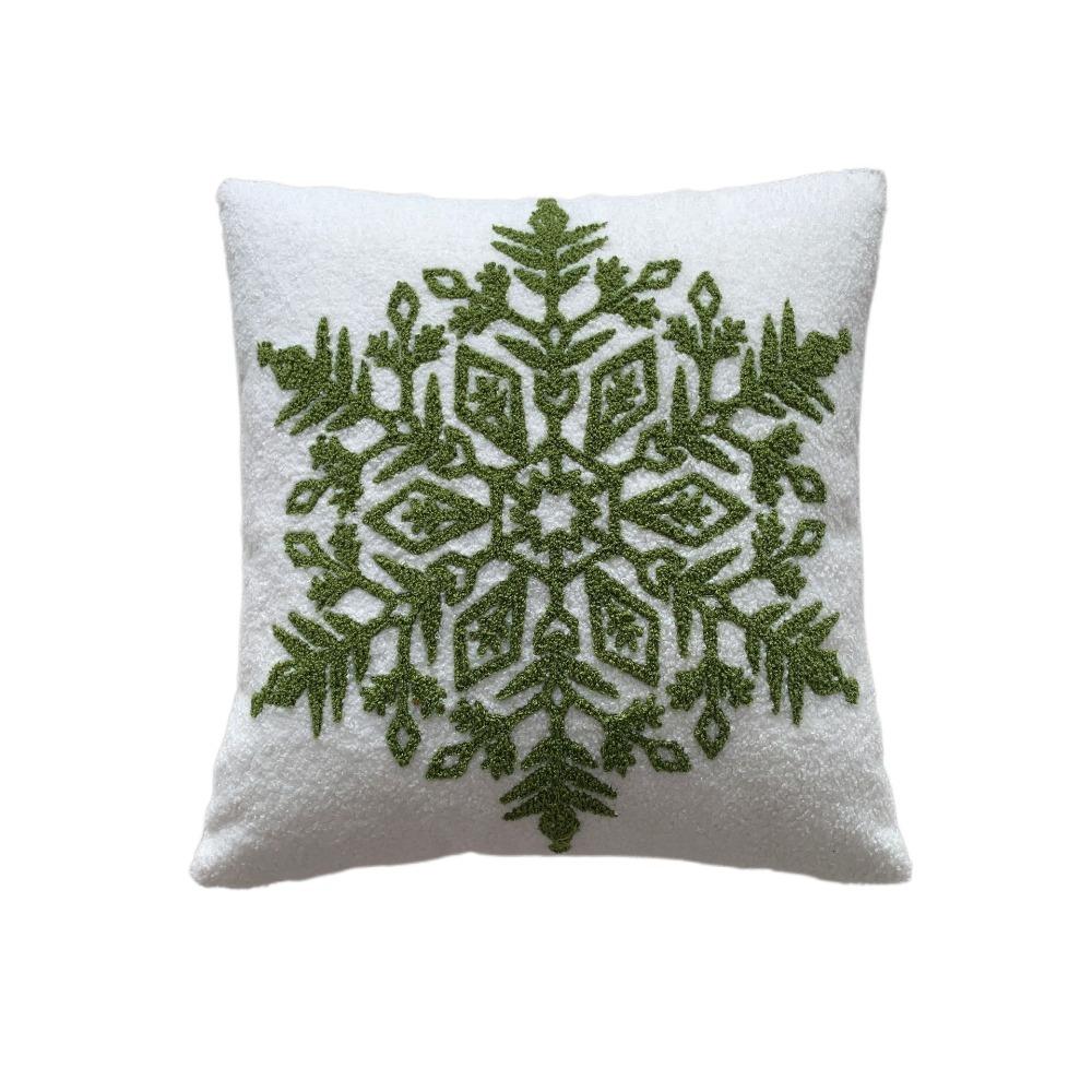 Red Throw Pillowcover INS Style Cushion Cover Soft Christmas Plush Pillowcase  Sofa/Bed