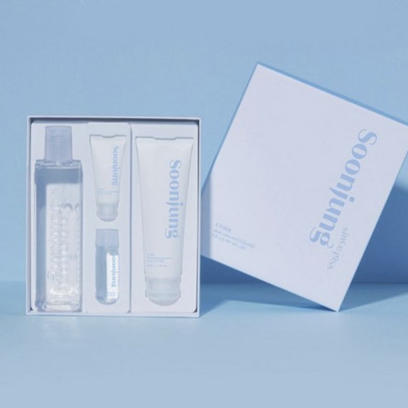ETUDE SoonJung Low pH Skincare 2-Piece Set – Gentle Moisturizing & Barrier Care Set for Sensitive Skin